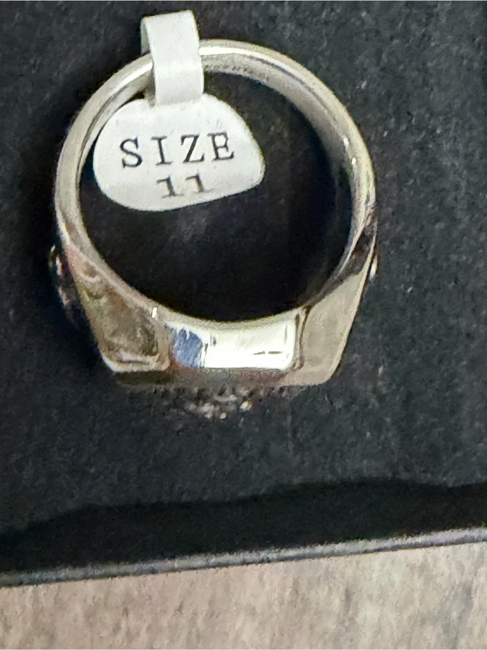 Men’s Metal Lion Head Ring Fleur De Lis Gothic Biker Size 11